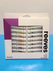 Reeves Paint Tubes Infinitely Extraordinary Versatile Set Oil 10mL Pack of 18