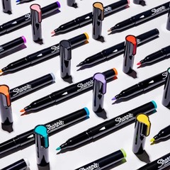 Sharpie Creative Markers, Water-Based Acrylic Paint Markers, Fine Tip, 5 Count