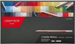 Caran d’Ache 0788-376 pastel pencil 76 color set