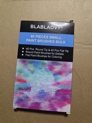 BLABLAOVY 80 Pieces Small Paint Brushes Bulk