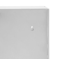 Set of 2 64 Grids Paint Organizer Storage Rack Wall-mounted Paints Holder