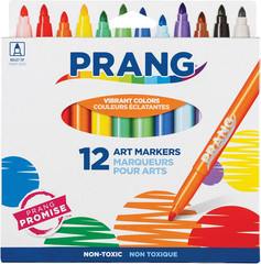 Classic Art Markers, Bullet Tip, Assorted Colors, 12 Count