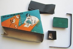 See & Draw Copier Artist Drawing Aide CMI Chadwick Japan Complete In Box Vintage