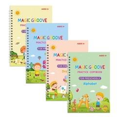 English Reusable Notebook Sets for Kids Sank Hand Writing Calligraphy Tracing
