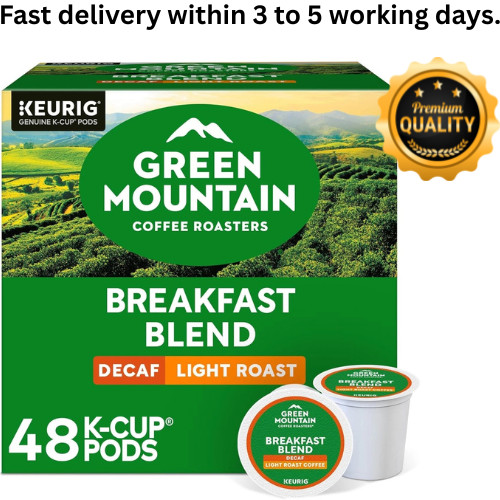 Green Mountain Coffee Roasters Decaf Breakfast 48 Count (Pack of 1),