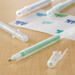 Sakura Gelly Roll Stardust Pen Lime Star # 737