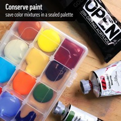 OPEN SlowDrying Acrylics Permanent Green Light 2 fl oz Professional Paint