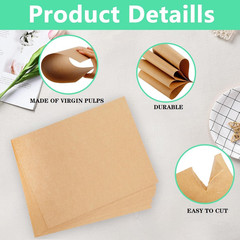 18”X 24”Kraft Paper Sheets Bulk Brown Paper Large Craft Paper for Arts, Drawing,