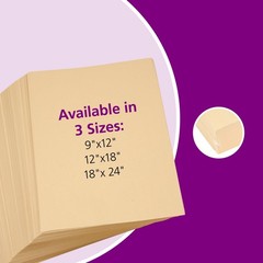 Heavyweight Manila Paper, 50lb, 9×12, 500 Sheets, Craft, Brown