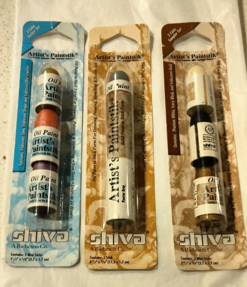 Shiva Artist Paintstik Oil Paints *In packaging