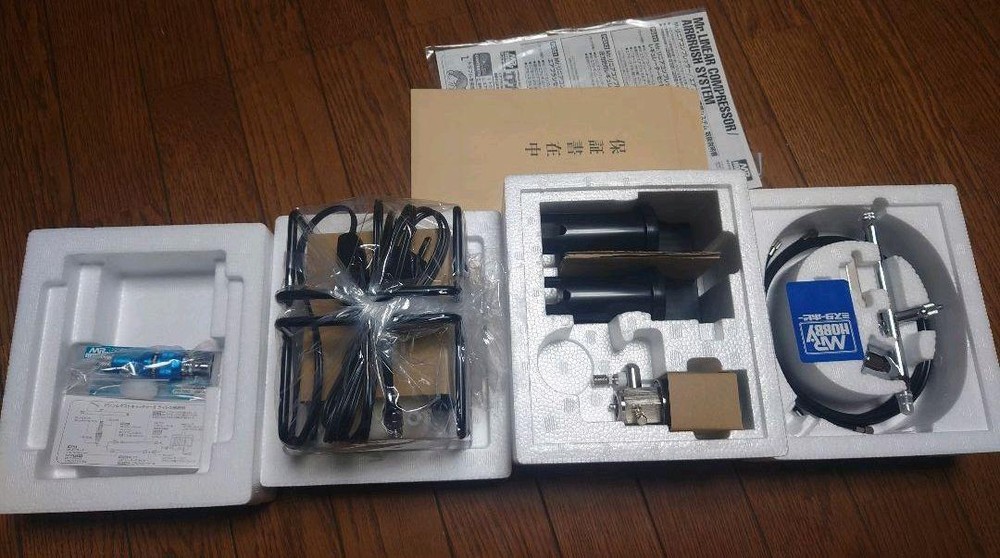 Mr Linear Compressor L5 airbrush paint set GSI Creos PS321 Mr.Hobby Japan New JP