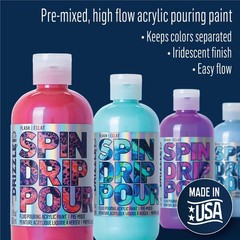 FolkArt Onyx Flash Drizzle Pre-Mixed Fluid 1 Count (Pack of 1),