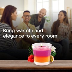 Glade 1-Wick 2in1 Scented Candle Jar, 6.25 inches (W) x 4.8 (H), Pink