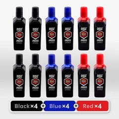 BAOKE MS223 Permanent Marker Ink Refill 200ml Bottle Black Blue Red Art Office