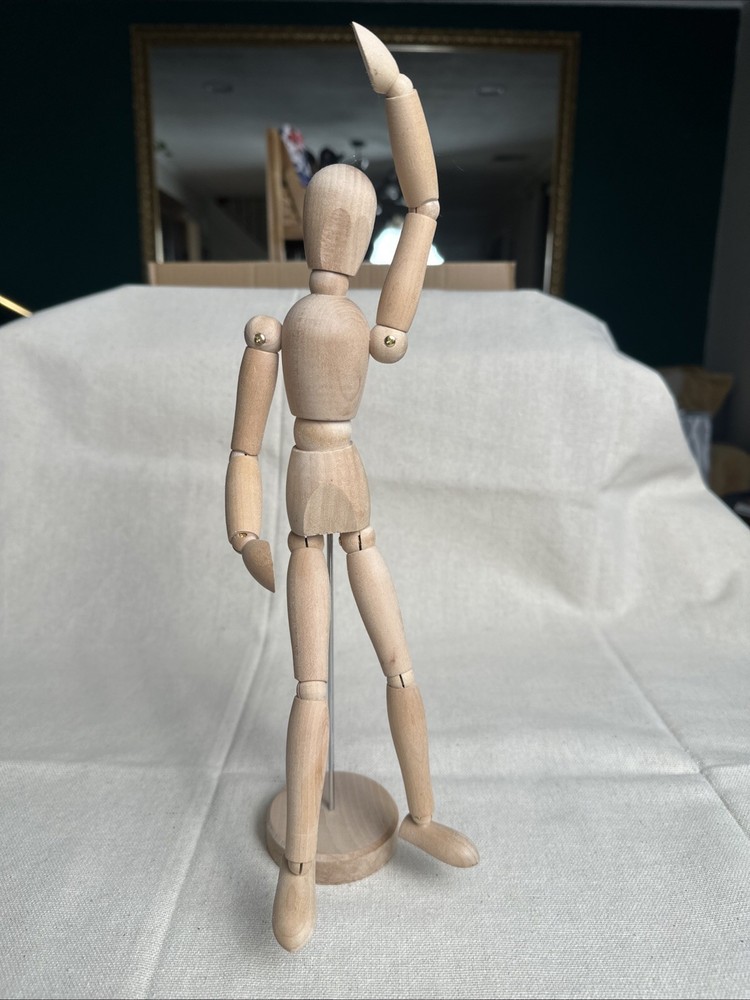 IKEA Gestalta 21576 Wood Human Figure with Stand Mannequin Art Model Drawings