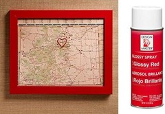 340ml Glossy Red Aerosol Spray – Fast-Drying Decorative Paint for DIY Projects