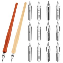 14 Pcs Comic Pen Nib Set Calligraphy Dip Pen Drawing Manga Art Supplies