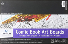 Artist Series Comic Paper, Art Board, Foldover Pad, 11X17 Inches, 24 Sheets (150