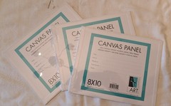 Art Alternatives Canvas Panel 8×10 Triple Primed Cotton Board Painting Surface