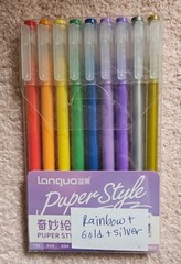 Languo Gel Pen Lot 6 Sets Aesthetic Journaling Art Pens 45 pen Count NEW