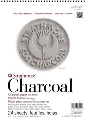 (561-3 500 Series Charcoal Pad, 18″x24″, 24 Sheets