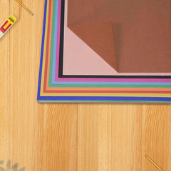 School Smart Railroad Poster Board Paper, 22 X 28 Inches, 4-Ply, Assorted Colors