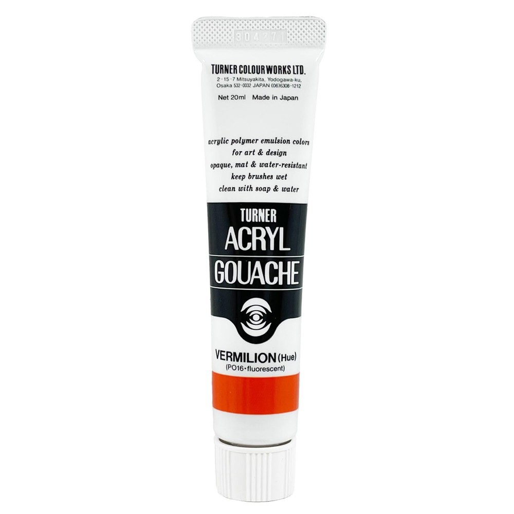 Acrylic Gouache Vermilion AG020114 20ml