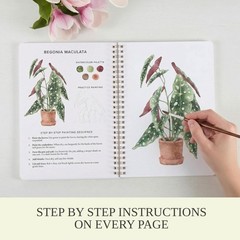 Beautiful Watercolor Book for Beginners – Guided Watercolor Painting Workbook