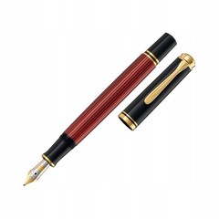 Pelikan Souverän M600 F Fountain Pen Black/Red F