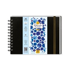 25 PCS A5 Artists Watercolor Wiro Journal 245gsm 20% Cotton Cold Pressed