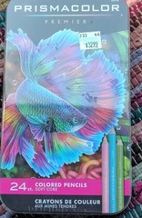 Prismacolor Premier 24ct Soft Core Colored Pencil Set Tin, Multicolor