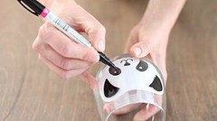 Glass Pen Liquid Paint Marker: Black and White 5 Pack – Glass Writing Pens