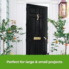 Matte Black Multi-Surface Paint – Quick-Dry 1 Liter, No Undercoat Needed
