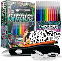 Electric Airbrush Pen, Cordless Rechargeable Electric Airbrush Sprayer, Water…