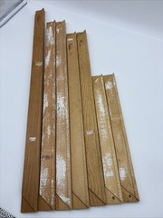 Lot of 7 FREDRIX STRETCHER STRIPS 1-5/8X5/8 X-16″, 25″,28″,31″ INCH