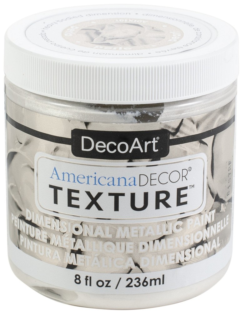 Americana Decor Texture Metallics 8oz Pearl