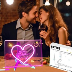 Lumiboard LED Drawing Board, Light Up Acrylic Dry Erase Board with 7 Colors, …