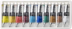 Winsor & Newton Artisan Water Mixable Oil Color Paint Set, 1.25-Oz (37Ml) Tubes