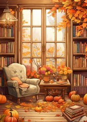 Fall Leaf Diamond Art Kits for Adults,5D DIY Autumn Pumpkin Diamond Dots for Adu