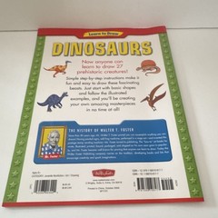 Walter Foster Learn to Draw Dinosaurs Step-by-Step Cartooning Instruction Book