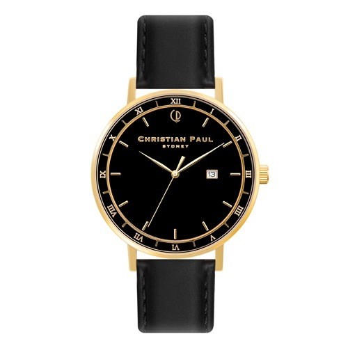 Christian Paul ALPHA A005BKSYG 43mm Watch 5ATM (2-Year Warranty)