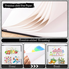 50 Sheets Hardcover Marker Paper Pad, 7.5×8.5in Alcohol Marker Paper Sketch Pad,