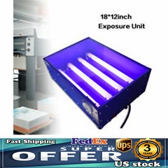 60W Screen Printing Exposure Unit 18″x12″ Silk Screen Printing Machine UV Light
