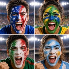 Face Painting Kit for Kids & Adults, 20 Colors Water Activated Face Paint Set…