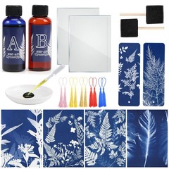 Csyidio Cyanotype Kit Include 2 Component 65 PCS kit-1, blue