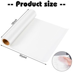 Tracing Paper Roll 18 Inch x 30 Yards White Translucent Pattern Paper Trace P…
