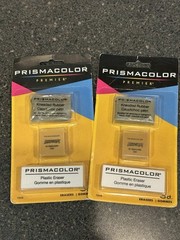 6 erasers – Prismacolor 3 eraser packs x 2, for graphite & colored pencil