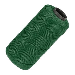 Nylon String 3 Strands Twisted Mason Line 1.5mm x 218 Yards, Dark Green
