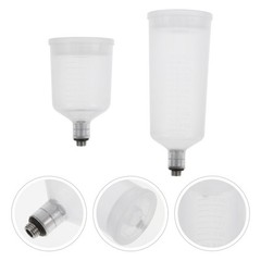3 Pack Dual Size Paint Cups Replaceable for Airbrush Pot Sprayer Containers