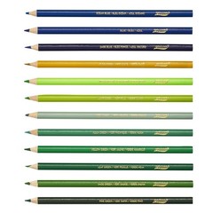 Prang Thick Core Colored Pencils, 3.3 Millimeter Cores, 7 Inch Length, Assorted